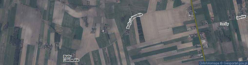 Zdjęcie satelitarne Budy Liskowskie ul.